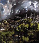 GRECO, El A View of Toledo china oil painting reproduction